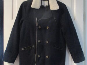 Boy's Wool Navy Blue Coat size to fit 150 cms in Ventnor