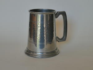 Glass Bottomed Pewter Tankard in Cowes