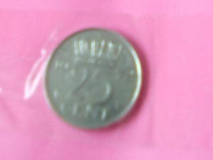 Dutch 25 cent coin 1972 Juliana Koningin £1, vgc   in Sandown