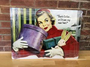 Metal Wall Art Ideal for a Coffee Shop New With Box in Totland Bay