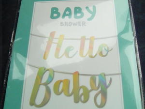 Baby Shower decorations new in packets. £1 each. in Sandown