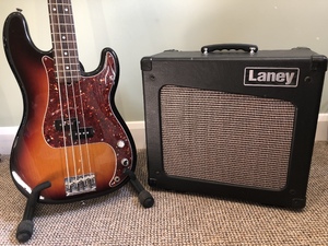 Bass guitar lessons in Shanklin