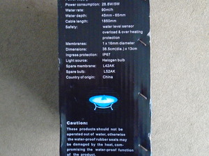 Designer Fog (mist & subtle lighting) Lamp in VGC boxed with instructions.