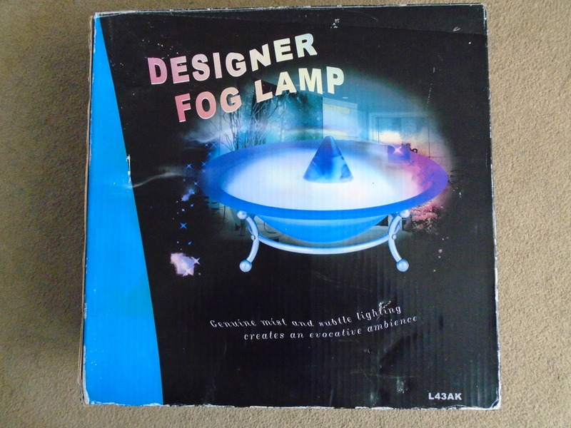 Designer Fog (mist & subtle lighting) Lamp in VGC boxed with instructions. in Sandown
