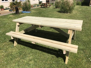 Heavy Duty Picnic Table in Totland Bay