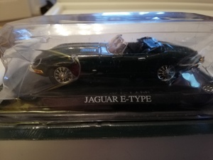 E-Type Jaguar 1:43 model car in East Cowes