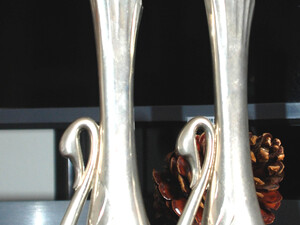 Swan shaped Vases in Ryde