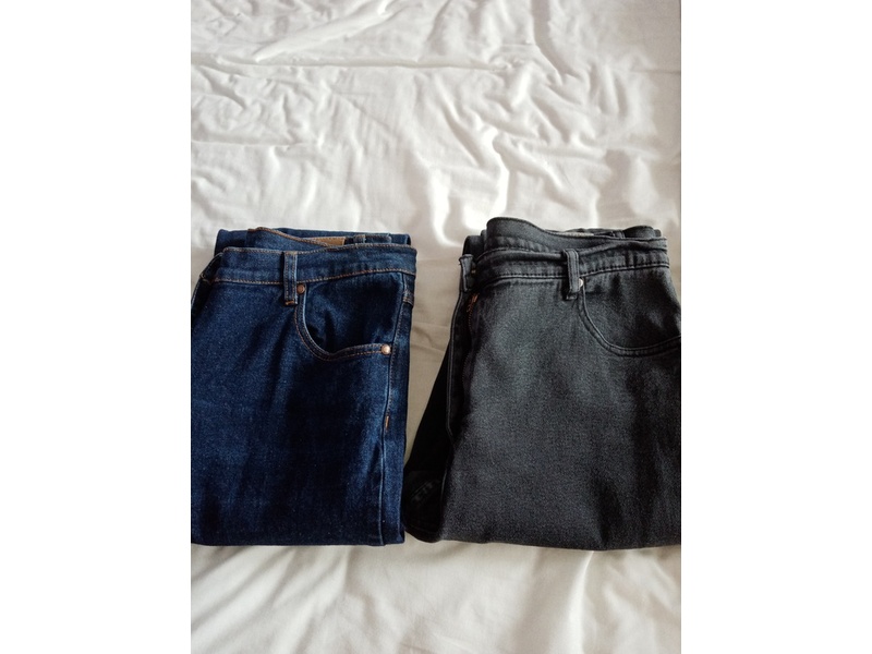 Pair of Cotton Traders jeans blue & black, size 14, £5. in Sandown