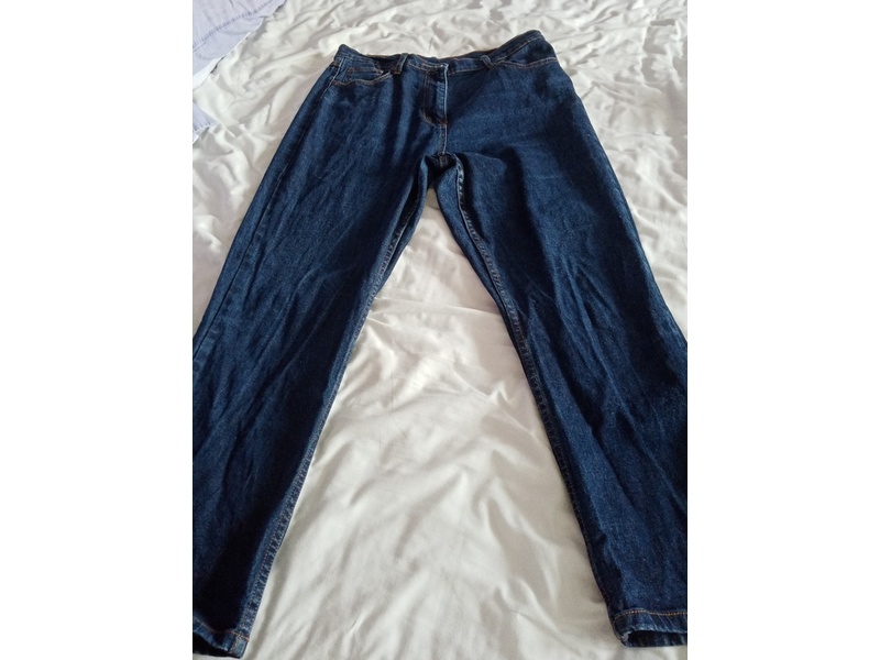 Pair of Cotton Traders jeans blue & black, size 14, £5. in Sandown