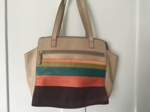 NEW  FOSSIL Leather Large Tote Handbag  in Cowes
