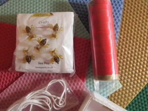 Rolled Beeswax Candle & Cross Stitch Kit Crafts