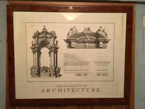 Very Large Framed ARCHITECTURAL PRINT  in Cowes