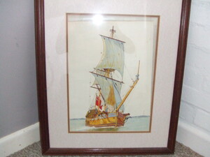 HAND PAINTED WATER COLOUR   THE NONSUCH in Ryde