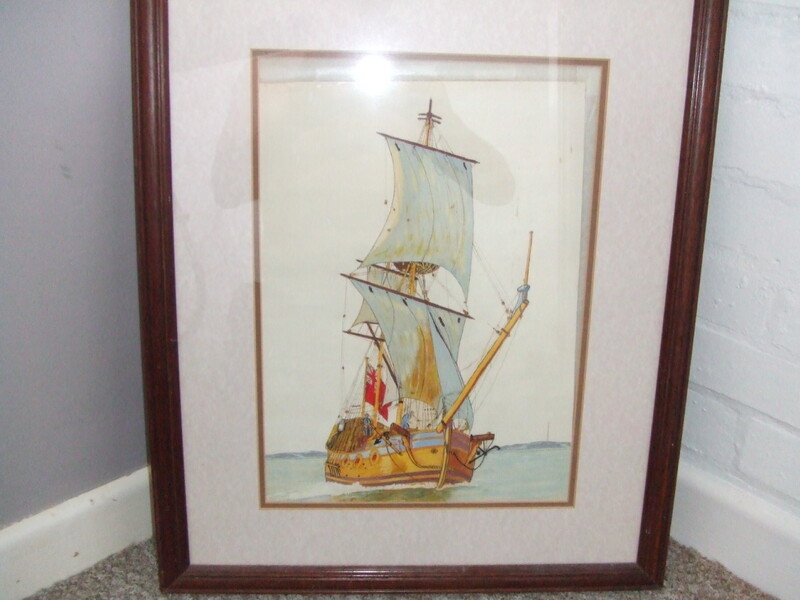 HAND PAINTED WATER COLOUR   THE NONSUCH in Ryde