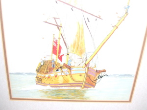 HAND PAINTED WATER COLOUR   THE NONSUCH