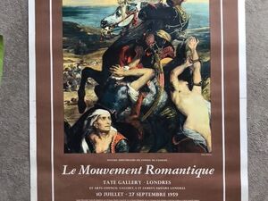1959 Tate Gallery poster Romantic Movement in Ryde