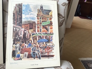 2 pictures of London in Cowes