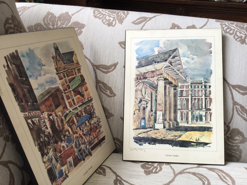 2 pictures of London Art in Cowes