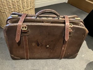 Leather Suitcase in Newport