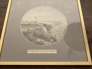Print of Sandown, Isle of Wight in Newport