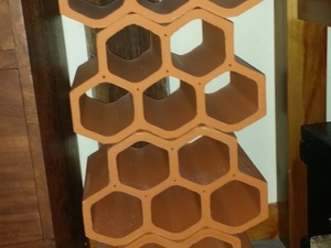 Terracotta wine racks in Shanklin