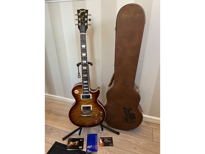 2014 Gibson Les Paul Standard Premium Quilt Top 120th Anniversary  Guitar in Newport