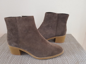 Clarks Suede Ankle Boots Size 3