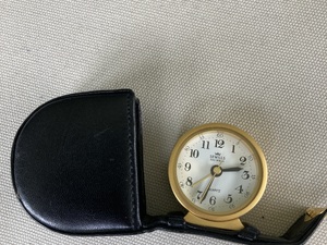 SEWILLS VINTAGE STYLE TRAVEL ALARM CLOCK  in Ryde