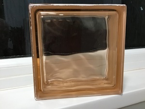 Salmon Coloured Glass Bricks £10.00 each in Sandown