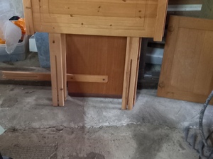 Pine bed headboard in Ventnor