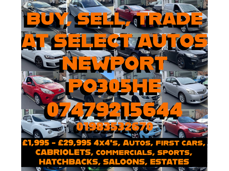 BUY, SELL, TRADE AT SELECT AUTOS NEWPORT in Newport