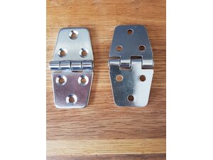 1 Pair 304 Stainless Steel High Quality Flat Hinge  in Seaview