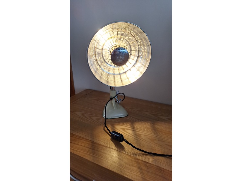 1950's upcycled PIFCO Heat Lamp in Newport