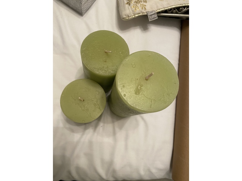 Three green candles Other Home Decor in Ryde