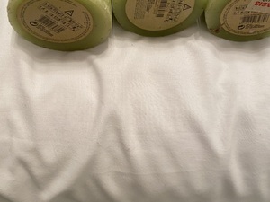 Three green candles Other Home Decor