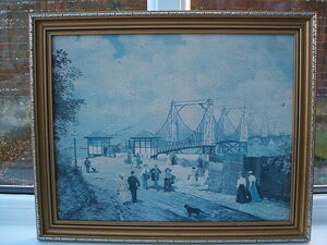 Art Picture - Framed Print by E.G. BURROWS - Seaview Pier, Isle of Wight in Cowes