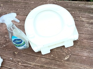 Slide on toilet seat £3 in Sandown