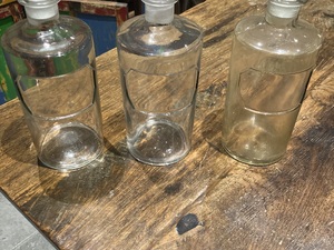 Victorian Chemist Jars in Newport