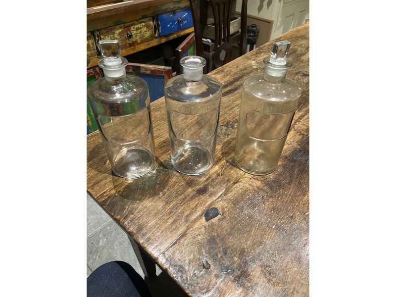 Victorian Chemist Jars in Newport