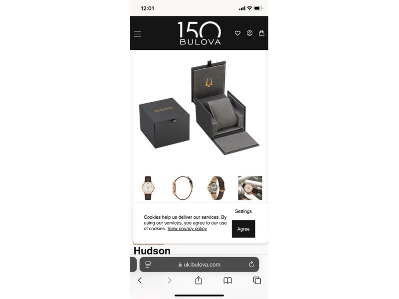 BULOVA WATCH NEW! Jewellery and Watches in Bembridge
