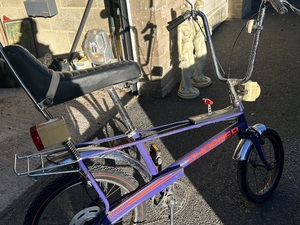 Raleigh chopper Mk2. Ultra violet. 1974.  in Ventnor
