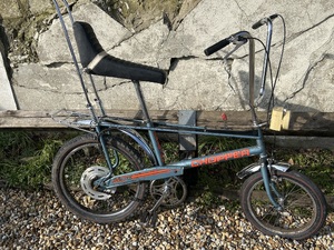 Raleigh chopper Mk2. Space Blue. 1976.  in Ventnor
