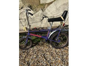 Raleigh chopper Mk2. Ultra violet. 1974.  in Ventnor