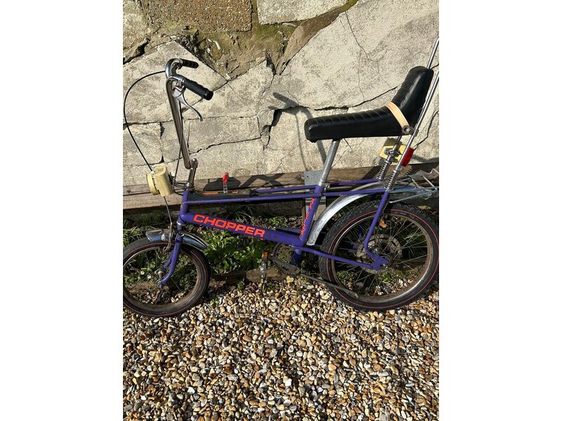 Raleigh chopper Mk2. Ultra violet. 1974.  in Ventnor