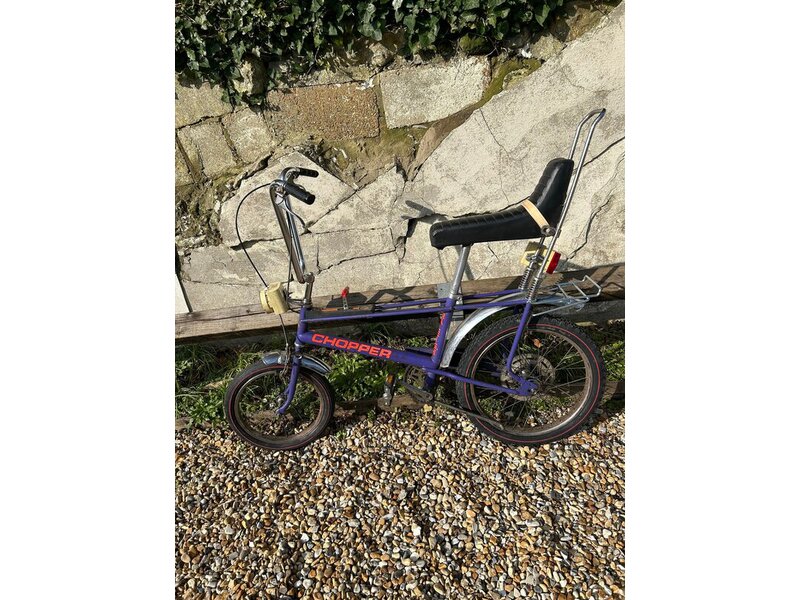 Raleigh chopper Mk2. Ultra violet. 1974.  Adults Bicycles in Ventnor