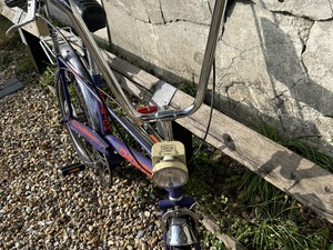 Raleigh chopper Mk2. Ultra violet. 1974.  in Ventnor