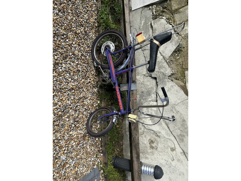 Raleigh chopper Mk2. Ultra violet. 1974.  Adults Bicycles