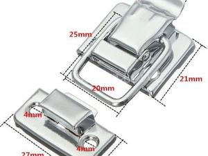 Silver Fastener Toggle Latch Catch Chest Case Suitcase Boxes in Seaview