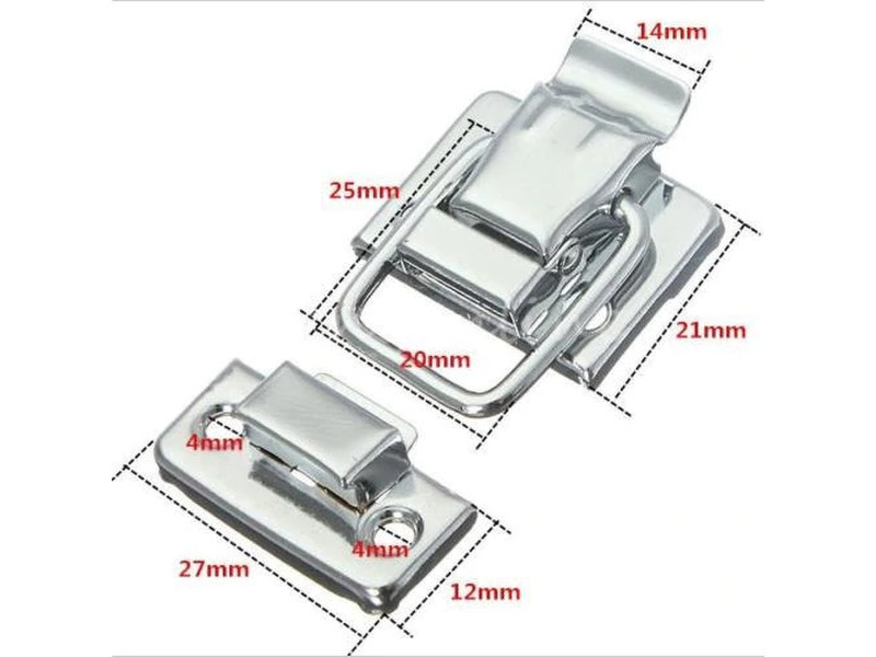 Silver Fastener Toggle Latch Catch Chest Case Suitcase Boxes in Seaview