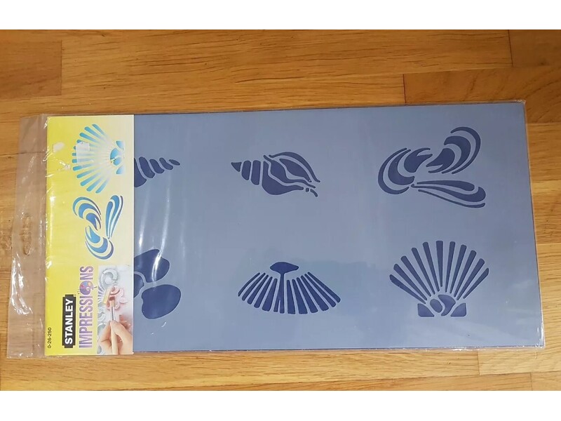Sea Shells Room Wall Decor Stencil Art Craft Painting Ideal Stencil in Seaview